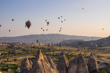 Hot Air Balloons over Cappadocia