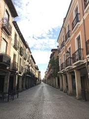 Historical street in Spain