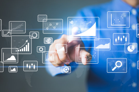 Data Analytics and business intelligence concept..
