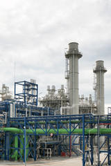 Natural Gas Combined Cycle Power plant electricity generating station industry.