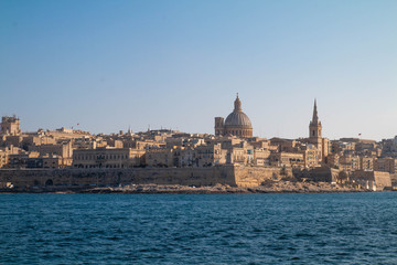 La Valette depuis Sliema