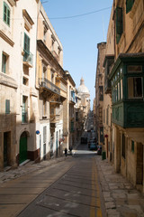Fototapeta na wymiar Dans les rues de La Valette, Malte
