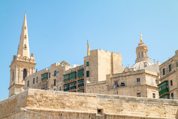 Fototapeta premium La Valette depuis Sliema