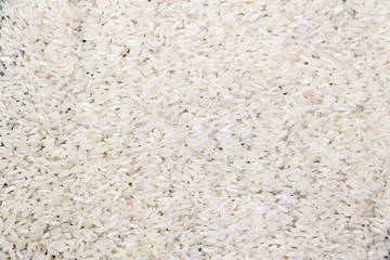 Uncooked white rice for background. Food concept.