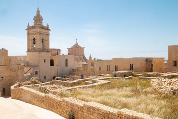 Fototapeta na wymiar Ville fortifiée de Victoria, Gozo, Malte