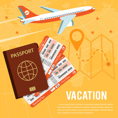 Vacation and Tourism Concept