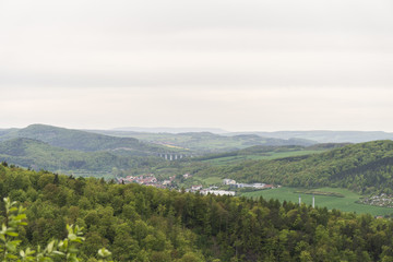 Fototapeta na wymiar View over Eisenach / Germany