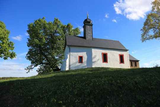 Die Katharinenkapelle in Wallersberg, St. Katharina, Weismain, Landkreis Lichtenfels, Oberfranken, Bayer, Deutschland