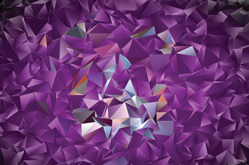Creative  abstract background. Low poly crystal illustration. Design with triangles.  Vector clip art.  Graphic resource  for your artworks.