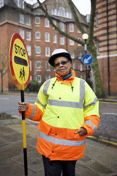 Portrait of a crossing guard