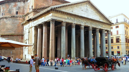 Obraz premium Pantheon in Rome, Italy