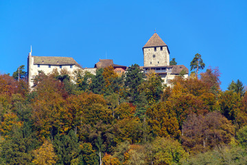 Fototapeta na wymiar The castle Hohenklingen near Stein am Rhein, Schaffhausen, Switzerland