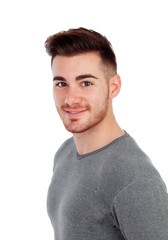 Fototapeta premium Handsome man with grey jersey