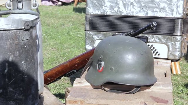 military ammunition of a fascist of the Second World War