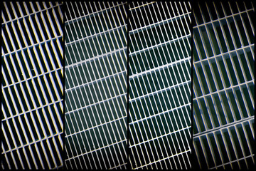 Steel ground lattice. Stainless steel texture, background for web site or mobile devices