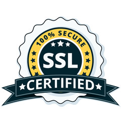 SSL Certified label illustration