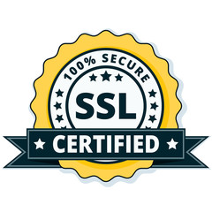 SSL Certified label illustration