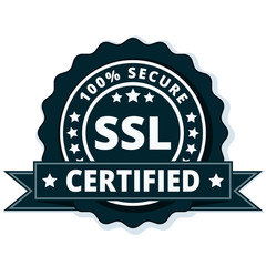 SSL Certified label illustration