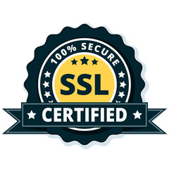 SSL Certified label illustration