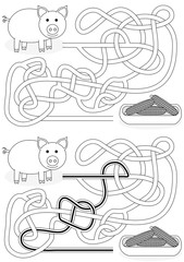 Pig maze