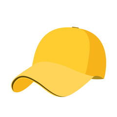 Fototapeta premium Baseball cap icon. flat vector illustration isolate on a white background
