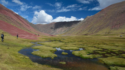Peruvian landscape in the Red Valley 
