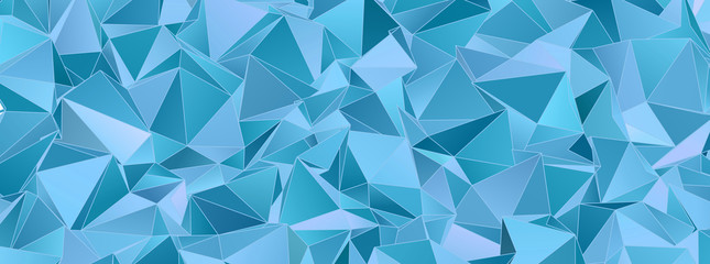 Abstract background, mosaic triangulated