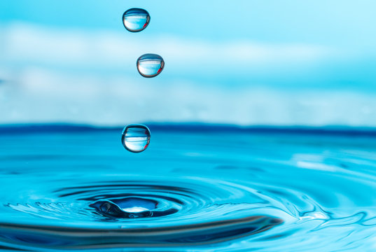 water drop splash