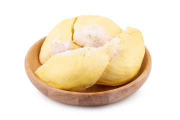 King of fruits, Durain isolated on the white background