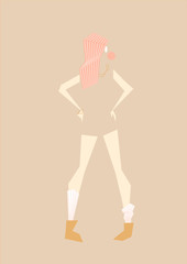 Lady Minimal Illustrations