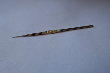 0.5 mm thin crochet hook made of steel