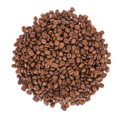 coffee beans isolated on white background