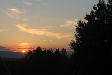 Coucher de soleil Annecy