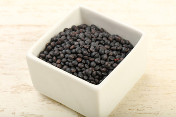 Black lentils