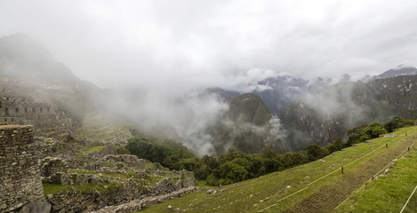 Machu Picchu ruins in Peru
