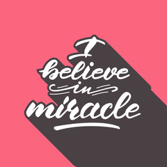 Lettering design with a phrase 