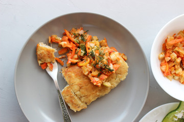 Fillet of Pollock breaded