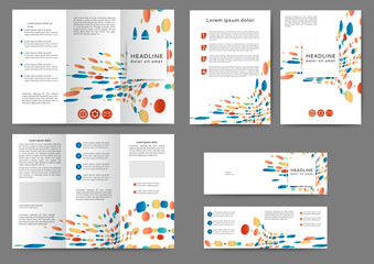 Brochure geometriс set