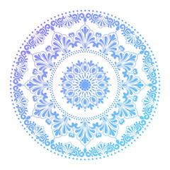 Mandala. Vintage decorative elements. geometric background. Islam, Arabic, Indian, ottoman motifs.