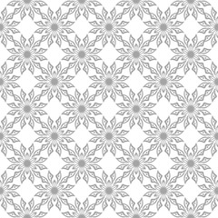 Gray seamless design on white background