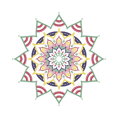Modern mandala vector