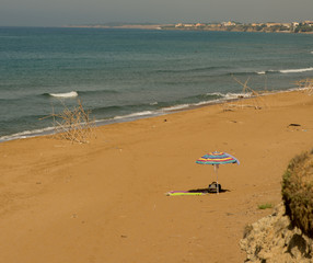 summer seaside travel relax time Greece hot 