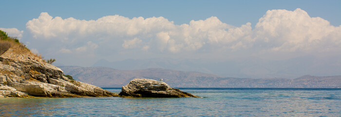 summer seaside travel relax time Greece hot 