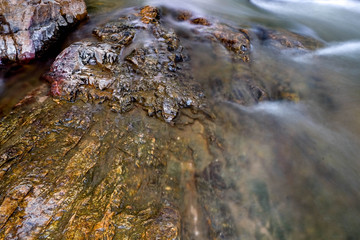 creek flowing over the rocks