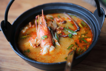 tom yum soup , Tom yum with shrimp , Thai food