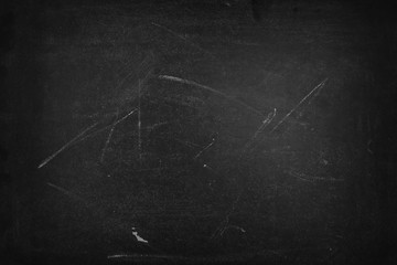 Blank black chalkboard, blackboard texture 