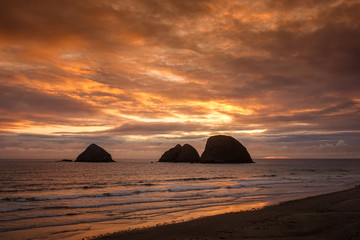 Obraz na płótnie Canvas Sunset Oceanside