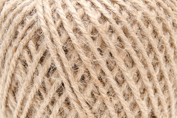 Texture of rope macro