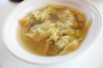 shrimp dumpling soup , Chinese food