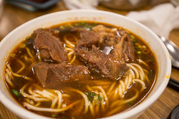 Taiwan's popular beef noodle
